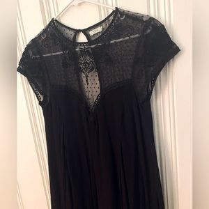 Women’s black lace dress
